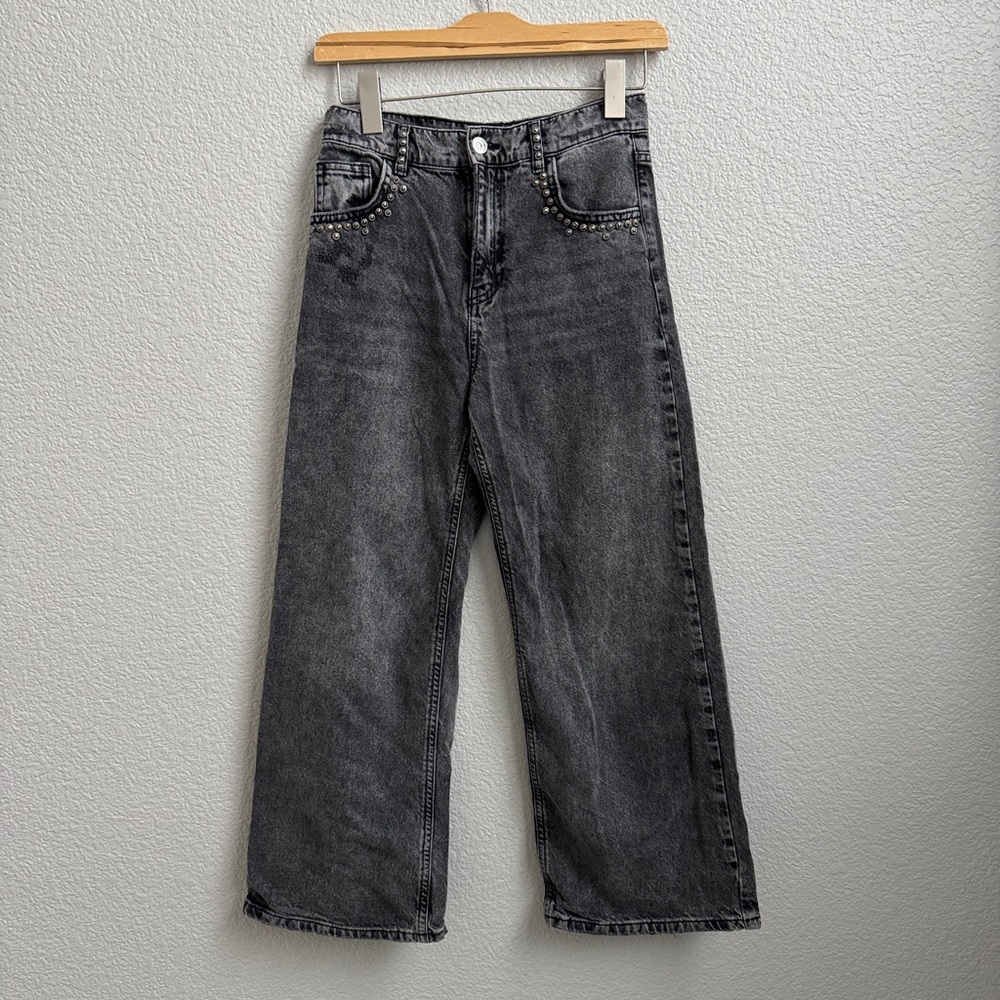 Zara Girls Stud Denim Jeans size 13/14
